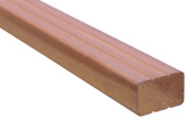 Tuinbalk Azobe hardhout geschaafd ca. 4,4 x 6,7 cm, lengte ca. 305 cm