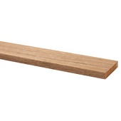 Bouwhout hardhout geschaafd 12x68 mm lengte 210 cm