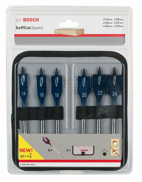 Bosch Professional Borenset Selfcut Speed 6 Delig bosch professional kopen in de aanbieding