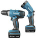 Makita accuboormachine + zaklamp combinatieset DF347DWLE