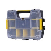 Stanley Sortmaster Light opbergdoos 10-vaks met handvat ca. 7x30x22 cm