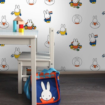 Vliesbehang Nijntje (dessin 2234-10)