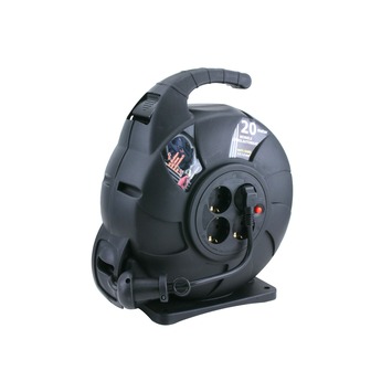 ETM Kabeloprolautomaat 20 meter met PVC Snoer Zwart 3 x 1.5 mm2 kopen ...