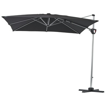 Toeval grillen details Zweefparasol Jakarta zwart 250x250 cm kopen? | Karwei