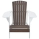 Clubchair Summerville bruin/wit