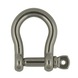 Harpsluiting bol rond met schroefpen 12mm