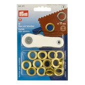 Ringen 11mm messing 15 stuks