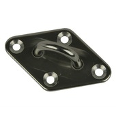 Mastoog ruit RVS 60 x 37mm