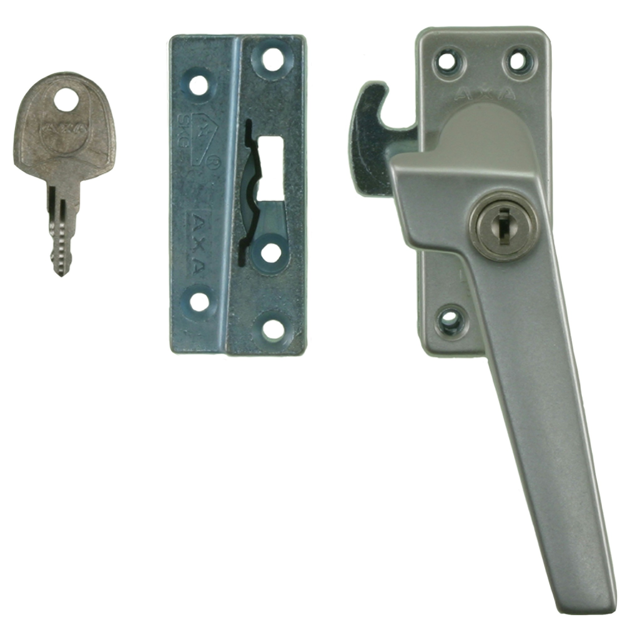 Axa Raamsluiting Skg1 Rechts Aluminium Met Slot Buitendraaiend axa kopen in de aanbieding