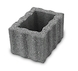 Bloembak Beton Rechthoek Antraciet 30x40x25 cm