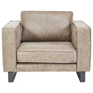 Wonderbaar Loveseat Fauteuil Long Island Leder Taupe kopen? | Karwei WB-72