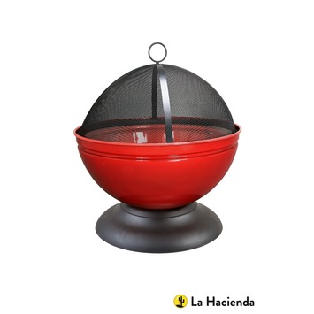 Firepit Globe rood
